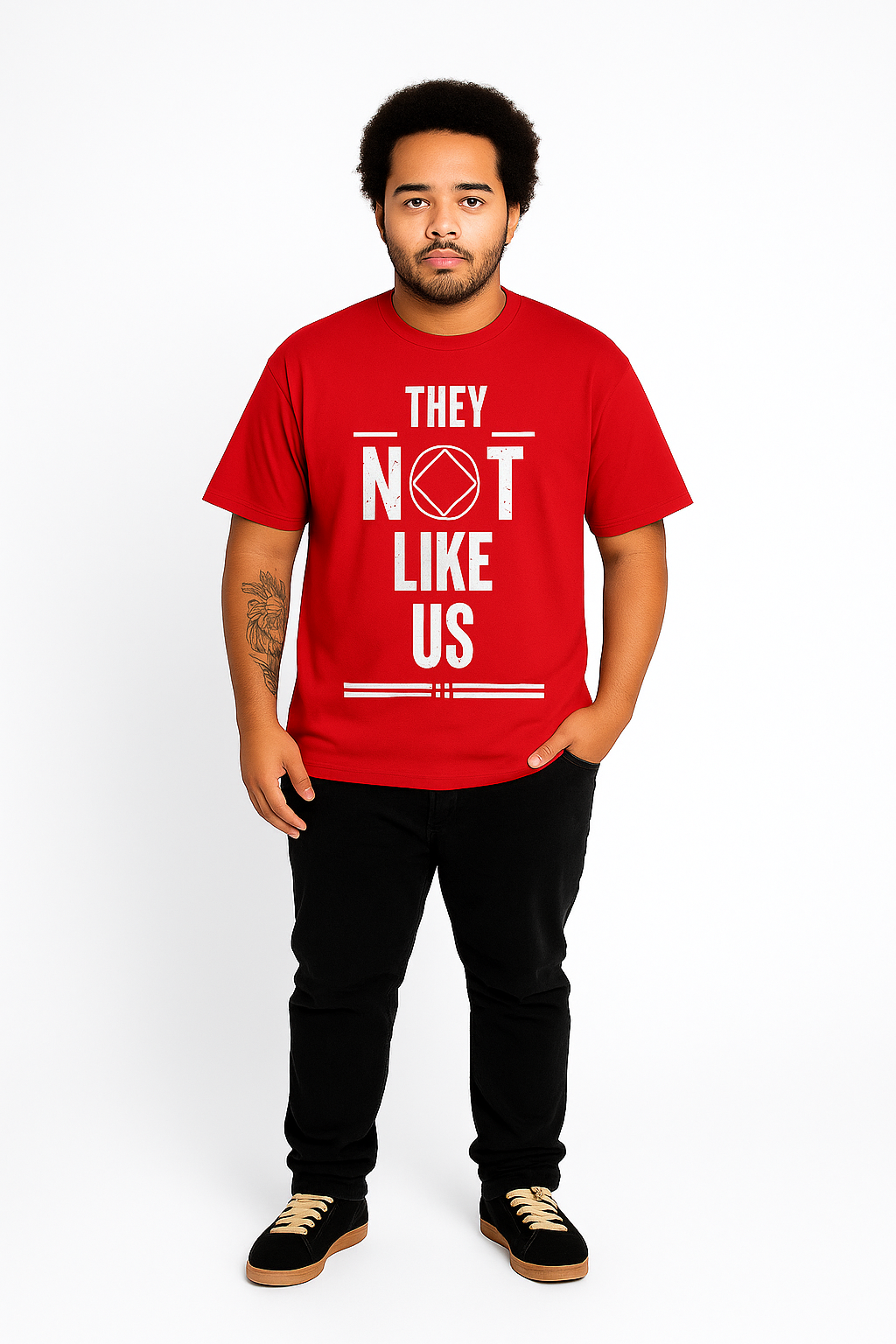 They Not Like Us Red Mens t-shirt
