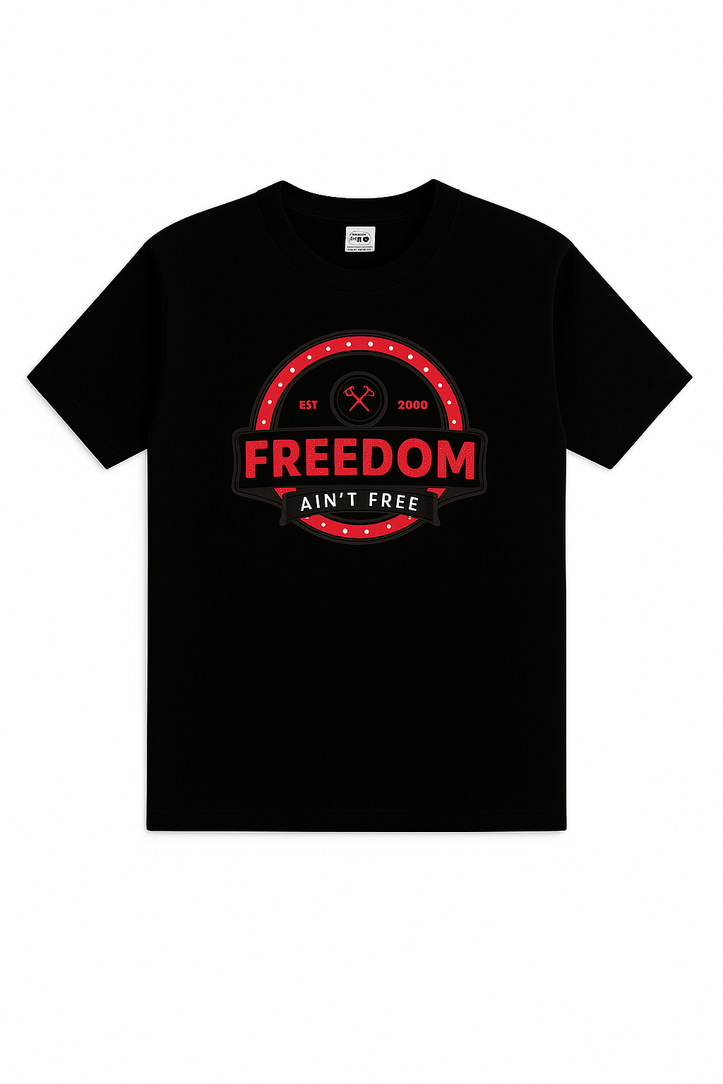 Freedom Ain't Free Black/Red T-Shirt