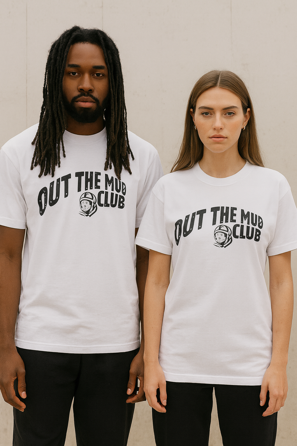Out The Mud Club White Tee