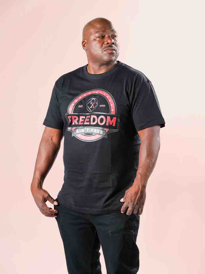 Freedom Ain't Free Black/Red T-Shirt