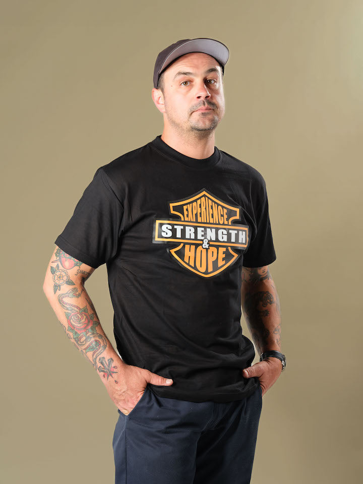 Experience Strength and Hope Black T-Shirt