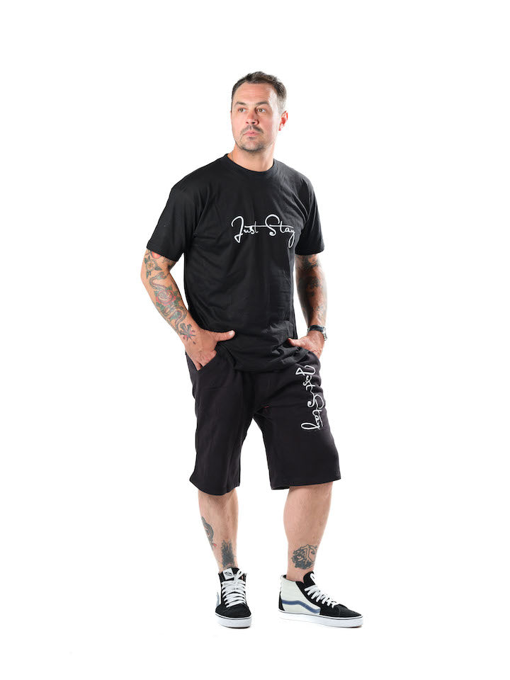 Just Stay Black Short Set