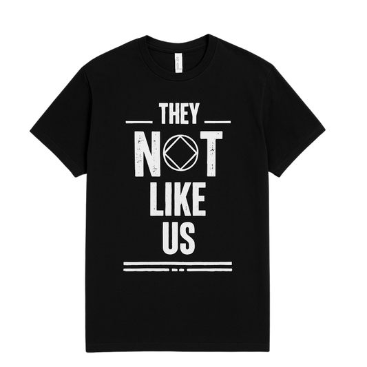 Black They Not Like Us Mens t-shirt