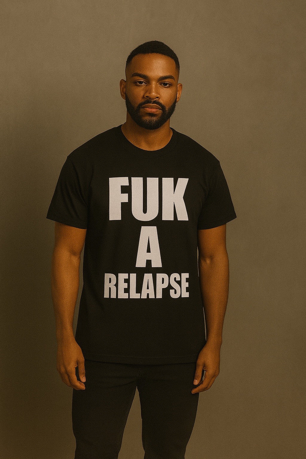 Fuk A Relapse Black Tee