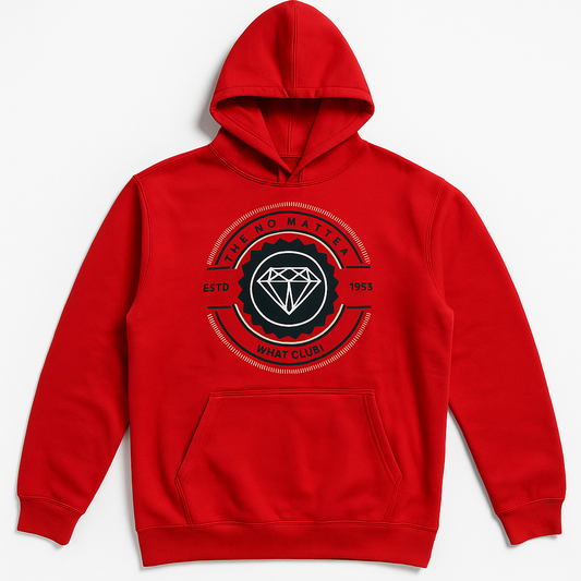 Red No Matter What Club Hoodie