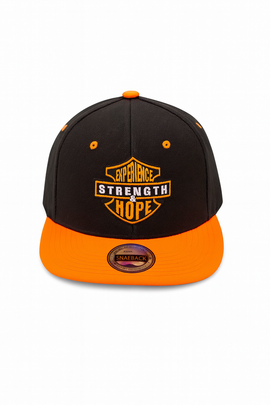 Experience Strength & Hope Black/Orange Snapback