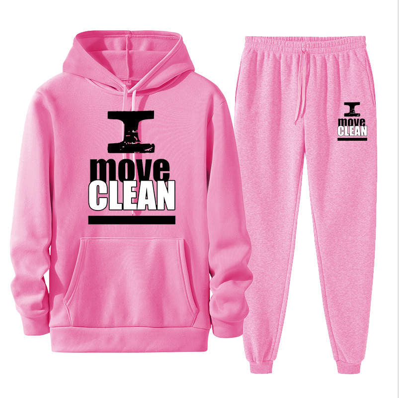 I Move Clean PinkJogger Set