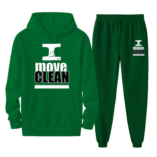 I Move Clean Green Jogger Set
