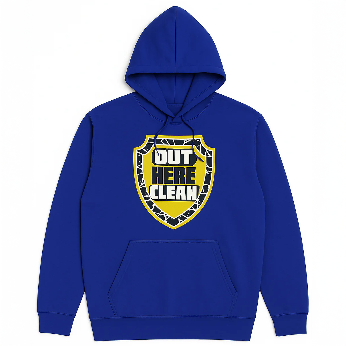 Royal Blue Out Here Clean Hoodie