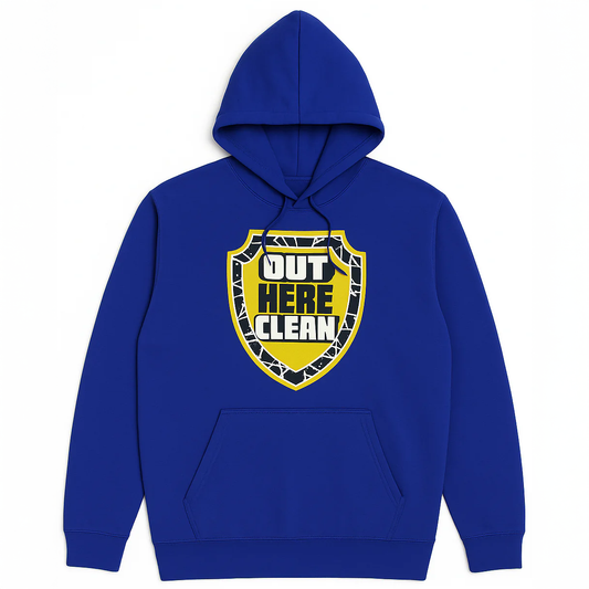 Royal Blue Out Here Clean Hoodie