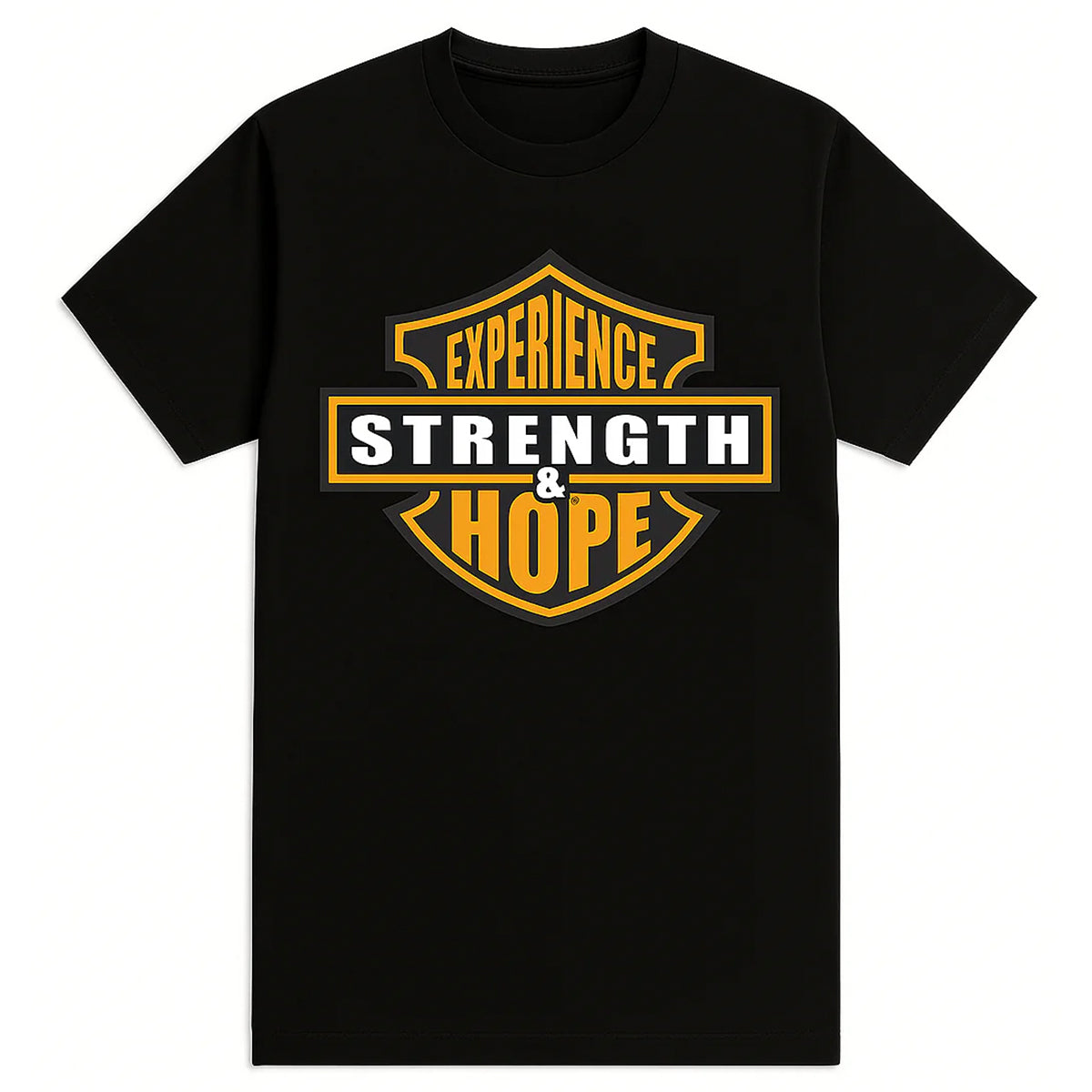Experience Strength and Hope Black T-Shirt