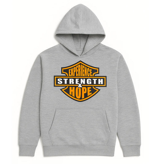 Experience Strength and Hope Gray Hoodie