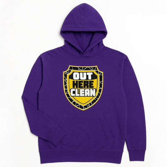Purple Out Here Clean Hoodie