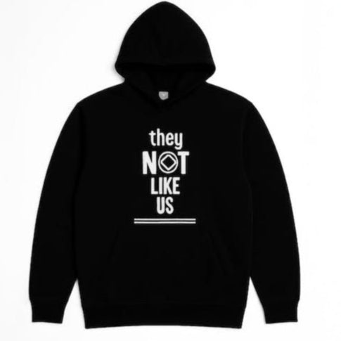 They Not Like Us Hoodie Black